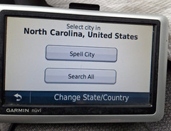 Garmin Nüvi 1450 Auto GPS – Bundle 12v Charging Cable New Suction Base/See Video