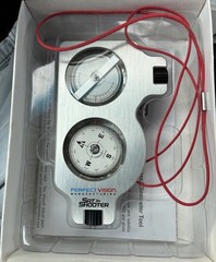 New Perfect Vision Sat Shooter combination Compass/ Clinometer Nav Tool+ Case