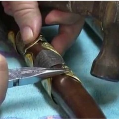 WOLF WALKING STICK MEDALLION