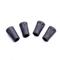 Walking Stick Tips Rubber 4pcs Trekking Pole Tips Replacement Rubber Feet For Hi