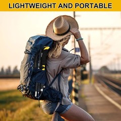 2 Pieces Hiking Poles Telescopic, Trekking Poles Folding, Walking Poles Folding B…