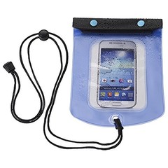 Triple Seal Waterproof Pouch + Dry Bag for Cell Phone or Tablet, Great for
