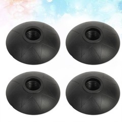 4Pairs Walking Crutch Tips Lightweight Anti Skid Rubber Covers for Hiking Poles