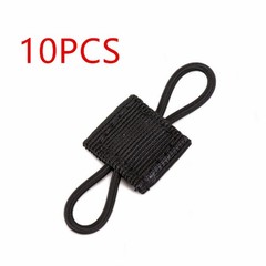 10pack Tactical Molle Ribbon Buckle Binding Retainer for PTT Antenna Stick Pipe