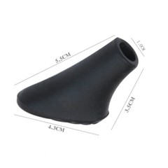 6 PCS Rubber Trekking Pole Tips Walking Stick Poles Universal