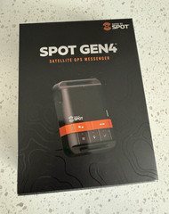 SPOT GEN4 Satellite GPS Messenger w/ SOS, Carabiner Clip, Box & Manuals