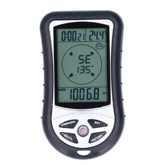Multifunction Digital Altimeter Barometer Thermometer Compass Handheld Outdo AP9