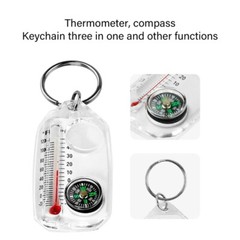 Small Compasses Thermometers Compasses Keychain Survival Thermometers Compasses