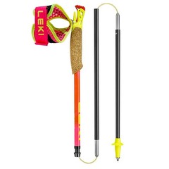 LEKI Ultratrail FX.One Superlite Neon Pink/Pastelloarange/Neon Yllw Trail Poles