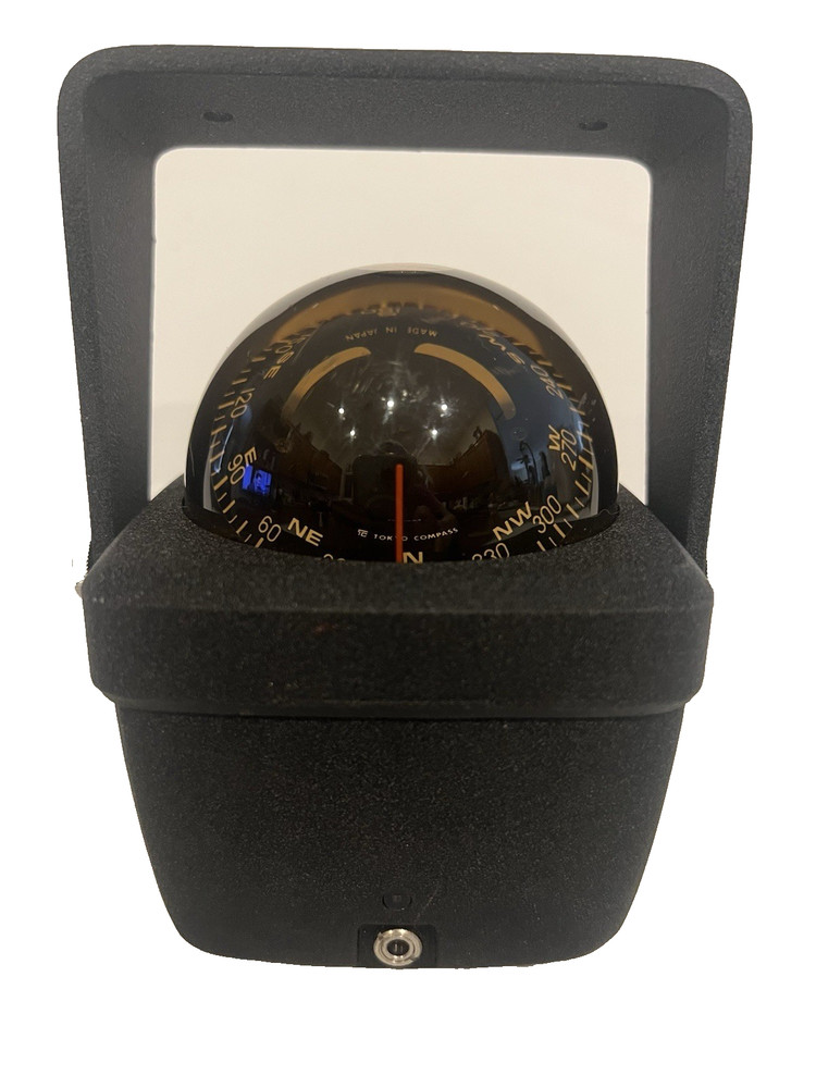 Tokyo Marine Boating Mountable Boat Compass Made In Japan See Remarks