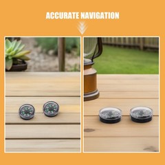 20Pcs Compact Mini Plastic Compass for Hiking Backpacking Outdoor Adventures