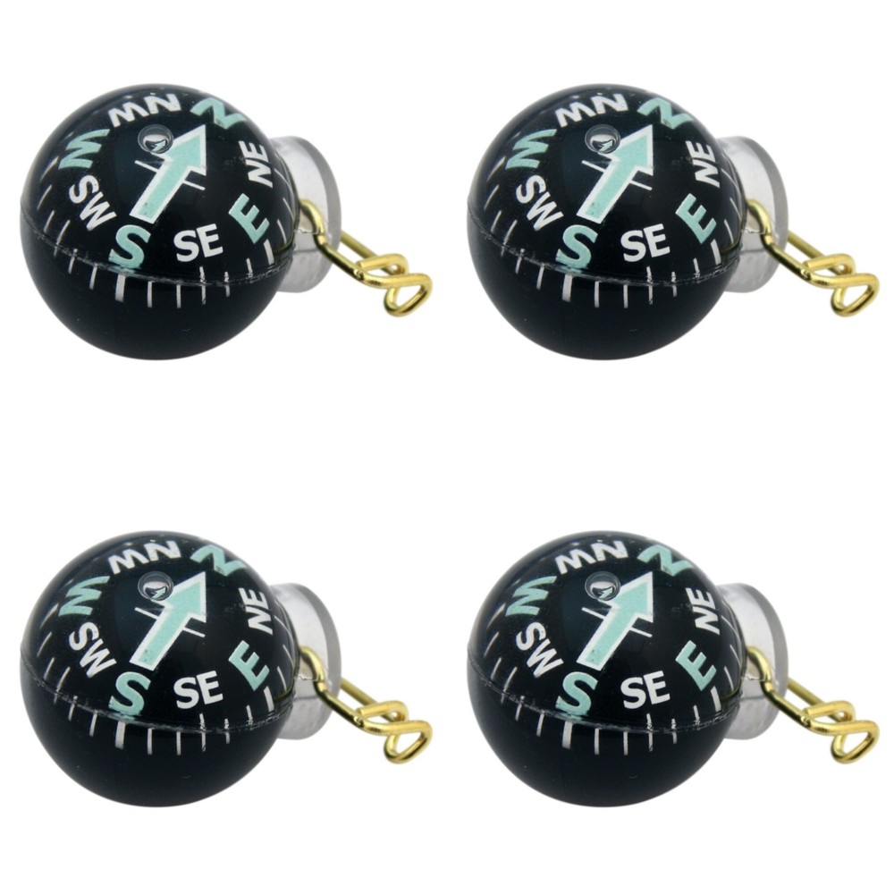 Coghlan’s Ball-Type Pin-On Compass Liquid Filled Luminous Arrow Survival(4-Pack)