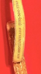 49 inch Whistle Creek Wooden Hiking Stick ~ Wood Walking Cane Made In USA