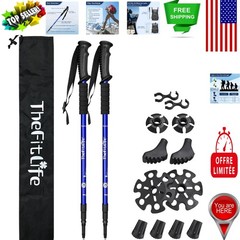 All-Terrain Ultralight Trekking Poles – Adjustable Height and Anti-Shock Design