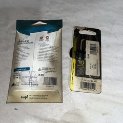 Deluxe Map Compass With Slide Lock Carabiner Set