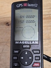 Magellan GPS Blazer 12 Satellite Navigator w/ Manual Outdoors/Hiking Tested EUC