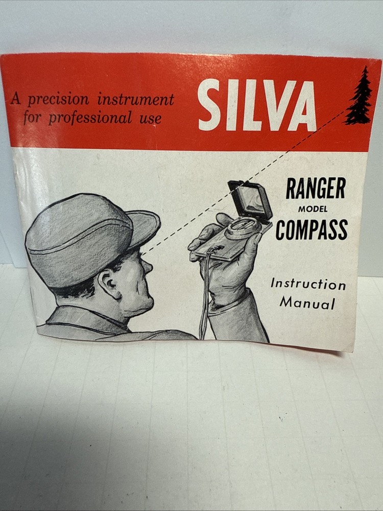 Vintage 1980 Silva Ranger Compas Instruction Manual EC