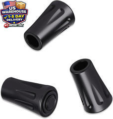 8Pcs Walking Stick Tips, Trekking Pole Tip, Walking Cane Tips Replacement Rubber