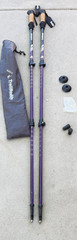 Set of Trail Buddy Trekking Poles 105-135CM Purple – 9K