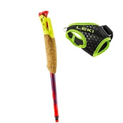 LEKI Ultratrail FX.One SL Bright Red/Violet/Neonyellow Trekking Poles (65625841)