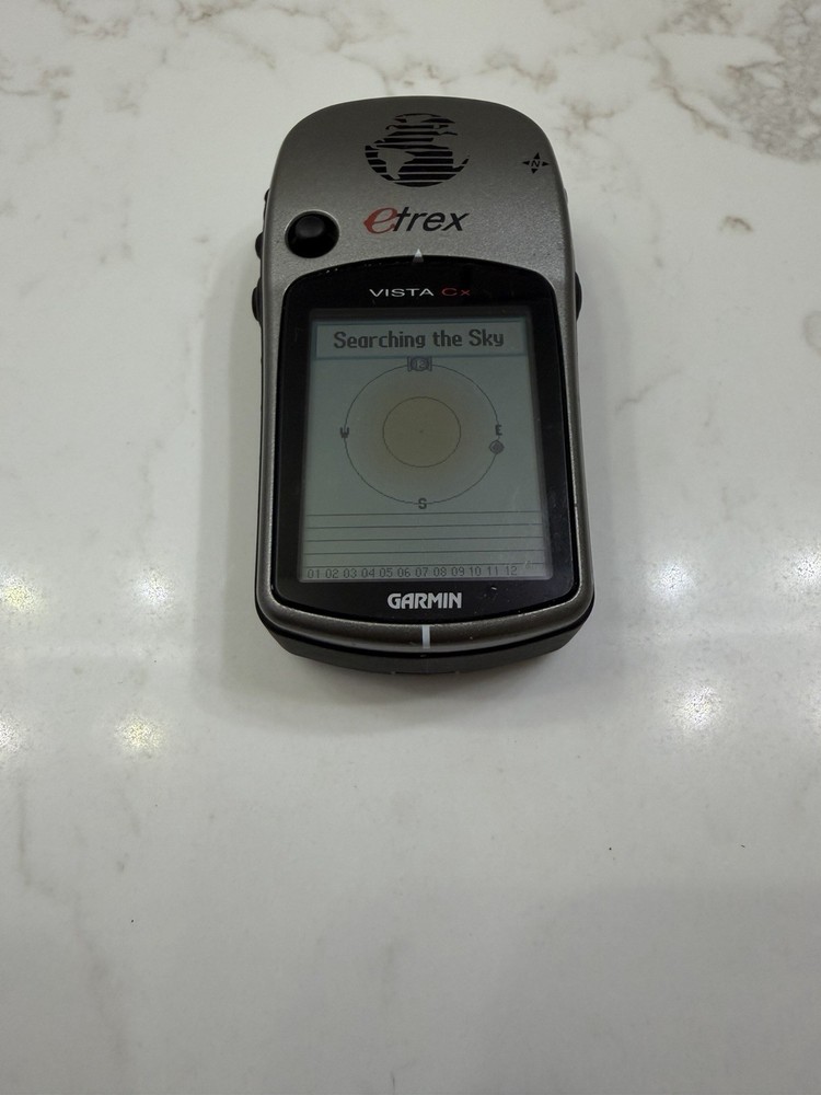 Garmin eTrex VistaCx Handheld Hiking GPS Gray Black with sd Card