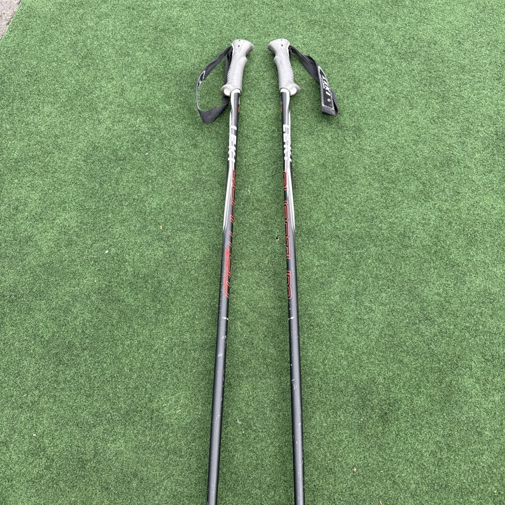 Leki Quantum Aluminum Speedlock Hiking Trekking Poles Aergon Grip 2 Poles 47”