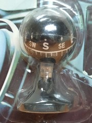 Vintage HK NOS Directional Auto Compass with Suction Cup Hong Kong NOS