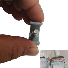 6 Pack Toilet Safety Rails Locking Clips Replacement Toilet Seat Risers Tube Pin