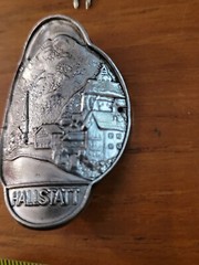 Hallstatt Austria HIKING WALKING STICK MEDALLION BADGE- New UNUSED RARE