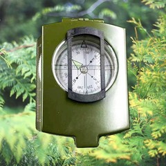 Compass, Hiking Compass for Survival with Lensatic – Water-Resistant Durable …