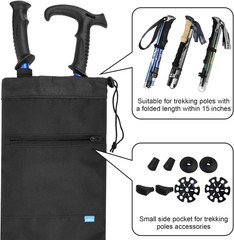 Trekking Poles Carrying Bag Lightweight Collapsible Hiking Poles Storage Bag