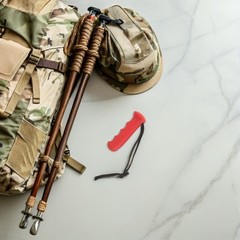 Quick Replaceable Cane Handle Grip with Wrist Strap for Hiking Trekking Poles