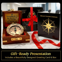 The Dream Chaser Compass – Go Confidently -2026 Unique Graduation Gifts for Him,