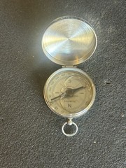 Vintage West German Liquid Filled Magnetic Compass Pathfinder