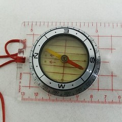 Orienteering Compass Olcom Fs-14 With Lanyard Made In Japan