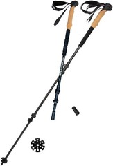 Lightweight 7075 Aluminum Collapsible Trekking Poles with Cork Grip, Adjustable