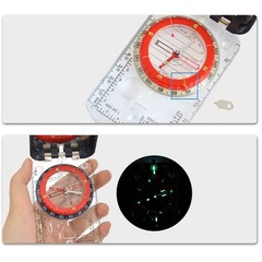 Multifunctional Waterproof For Compass with Mirror for Camping and Hiking