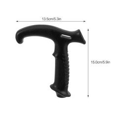 Cane Handle Grip Replacement T-Handle Walking Cane Grip Offset Plastic