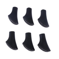 6x Trekking Poles Tips Cane Caps Cover 11mm Hole Diameter Ferrule Climbing Boot