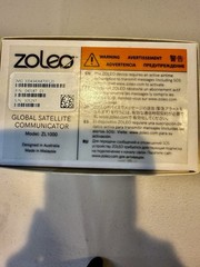 Zoleo ZL1000 Global Satellite Communicator Waterproof, SOS, 2-Way Messaging