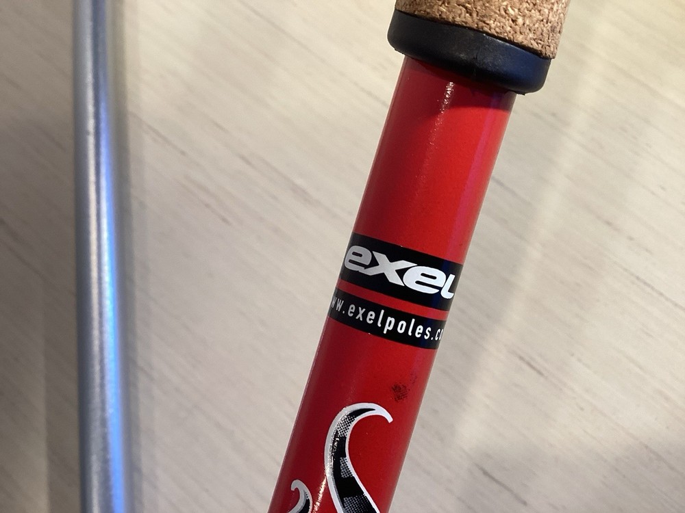 Pair of NEW Exel Nordic Walking Poles 150cm CI 500 Carbon Made in Italy NOS