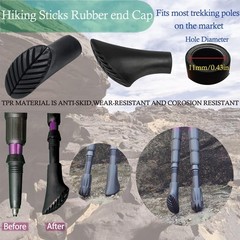 4Pcs Backpack Hiking Stick Holder Straps, Elastic Lanyard Rope for Trekking