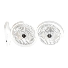 Double Output Desktop Cooling System Smooth Operation 1800mAh Rechargeable Easy
