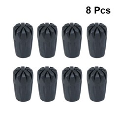 8PCS Walking Stick Tip End Hiking Pole Replacement Tips Trekking Cane Tip