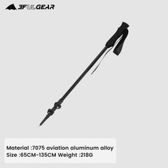 Lightweight 7075 Aluminum Trekking Poles with EVA Handle 2 Pack