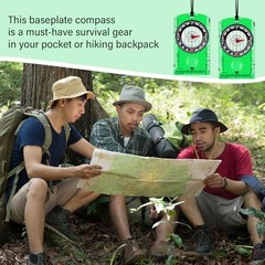 Geiserailie Acrylic Orienteering Hiking Compass Navigation Backpacking 20
