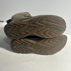 Chaco Olive Brown Lace-Up Hiking Boots, Size US 8
