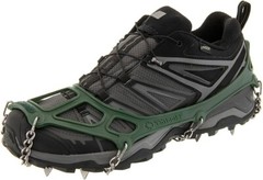 Kahtoola MICROspikes -snow, ice, trail hiking crampons – GREEN, SMALL