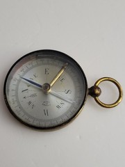Small Pocket Compass Made In France