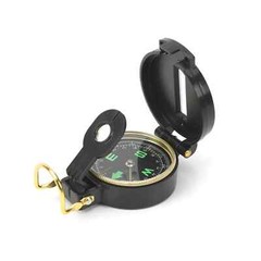 Ozark Trail Lensatic Liquid Black Compass Glow in Dark Directional Letters New